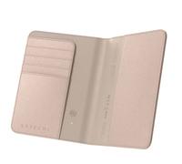 Satechi Étui passeport FindAll - Find My, 4 fentes pour cartes, RFID, recharge sans fil - Rose