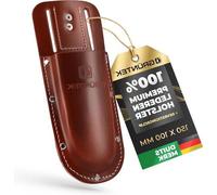 Étui pour sécateur, marron, robuste, 3 mm, fixation par sangle