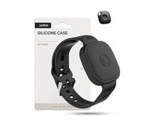 Étui pour Tile by Life360 Mate Key Finder, bracelet de montre en silicone de protection yystao compatible avec Tile by Life 360 Mate, durable et anti-perte, noir