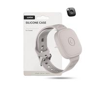 Étui pour Tile by Life360 Mate Key Finder, bracelet de montre en silicone de protection yystao compatible avec Tile by Life 360 Mate, durable et anti-perte, blanc