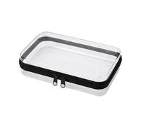 Étui Rigide Transparent à Fermeture éclair, Pochettes de Rangement Ultra-résistantes et incassables pour Sac à Langer, Organiseur d'accessoires de Coiffure, bac de Rangement pour Jouets