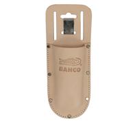 Bahco Étui pour sécateur PROF-H cuir naturel résistant 2 fentes ceinture 50 mm clip acier marron