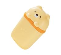 Étui Shampoing Solide Avec Un Trou Drainage En Forme Ours Mignon | Porte-Savon Nettoyant Boîte À Savon Compacte Portable Pour Salle De Bain Douche Gym Camping Randonnée W nd Jaune