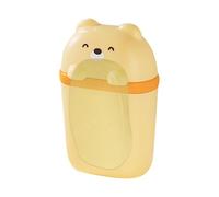 Étui Shampoing Solide Forme Ours Mignon Trou Drainage | Porte-Savon Nettoyant Boîte À Savon Compacte Portable Pour Salle De Bain Douche Gym Camping Randonnée W nd Jaune
