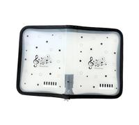 Étui transparent pour reçus - 16 x 12 cm - Résistant à l'eau - Organiseur de documents à fermeture éclair - Sac de rangement pour fournitures scolaires - Pochette portable