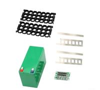 Étui vide pour 12 V 7 Ah avec support 3 x 7 et bandes de nickel pour outils électriques de bricolage Vert