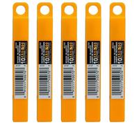 Etuis de lames pour cutter - OLFA - ASB-10 - Lot de 5 - 10 lames de 9 mm - Lames secables
