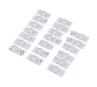 Etyldya 20 Pièces Perles de Lampe Rétroéclairage TV Bande LED Accessoires Écran Plat Lentille Optique Montage Simple Adapté Réparation Téléviseur Atelier