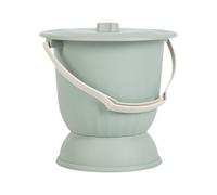 Etyldya Crachoir avec Couvercle, Pot de Chambre, 4, Urinoir de Nuit à Usage Domestique, Seau à Toilettes, Pot pour Femmes, Hommes, Enfants et Adultes, Vert