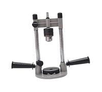 Etyldya Guide de Perçage Socle de Perçage à Angle Variable avec Tiges Renforcées et Socle Alliage pour Perceuses Convient Au Bricolage Menuiserie Travail Du B