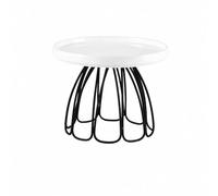 Etyldya Présentoir à Dessert Plateau Rond Base en Fil Métallique Sophistiqué Support Présentation Desser Plateau Rond Polyvalent pr s, S, Jupe Plateau