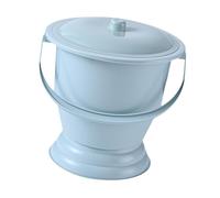 Etyldya Urinoir avec Couvercle et Crachoir, Toilettes de Nuit, Pot de Lit Portable, Seau Urinoir pour Enfants et Adultes, Bleu