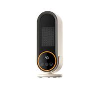 (EU Plug, Multicolor) E68S 1200W RC Heater Two-Speed Fast Heating Fan LCD Touch Screen Display Timed Electric Heater - AU