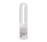 EUAIIPull Ventilateur tour 3 en 1 silencieux avec télécommande, double contrôle, oscillation automatique, chauffage et refroidissement, 8 vitesses, minuterie 9H pour la maison et le bureau (or rose)