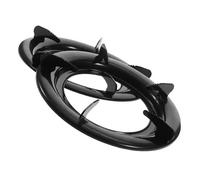 eufeifeiegds Lot de 2 supports de cuisinière à gaz en fonte, support de wok, support de casserole, outil de cuisine, support de cuisinière en fer, support de cuisinière à gaz, ustensiles de cuisine