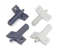 eufeifeiegds Lot de 20/10/5 amortisseurs de porte d'armoire, doux et silencieux, for meubles de cuisine, garde-robe wefeiegds(5 Pieces Gray)