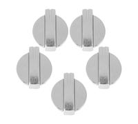 eufeifeiegds Lot de 5 boutons de commutation en métal for cuisinière à gaz, accessoires de cuisine