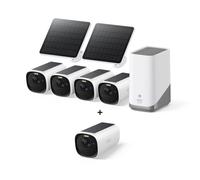 Kit eufy Cam E40 4 caméras + HomeBase S380, couleur : blanc