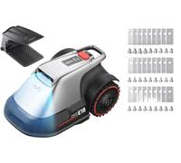 eufy E18 Robot Tondeuse sans Fil périphérique ni RTK, sans problème de Signal, Configuration 5 Min, cartographie Mains Libres, 1200 m2, contournement Obstacles, et 3 Kits de 9 Lames