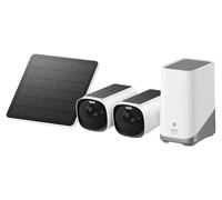 Eufy E40, kit caméra de surveillance avec panneau solaire & Homebase, vision infrarouge