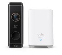 Kit de sonnette vidéo eufy S330 + HomeBase 2, 2K HD, détection de mouvement, double caméra, compatible avec Alexa et Google Assistant, autonomie de 6 mois, noir