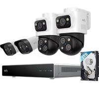 eufy Système de sécurité NVR PoE S4, 2 caméras Bullet PTZ et 2 Bullet