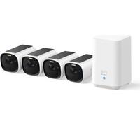 Eufy eufyCam E40 4-Cam Kit + HomeBase S280, Caméra IP de sécurité, Extérieur, Câblée et sans fil, Murale, Noire, Blanche, Boule (forme)