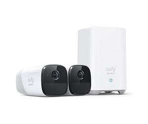 eufy eufyCam outdoor 2 Pro Caméra de sécurité IP Extérieure Cosse Mur Blanc, Ensemble de 3 pièces