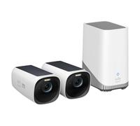 Eufy Caméra de sécurité extérieure sans fil T88713W1 Kit 4K 135° Vision nocturne 7,5 m Audio 2-voies