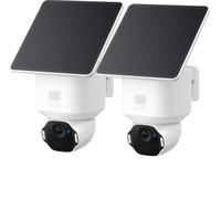 eufy Security 2 Pack caméras SoloCam E42 (HomeBase S380), caméra Solaire 4K sans Fil pour Dehors, Suivi IA, Stroboscope,Camera Surveillance WiFi, Reconnaissance faciale,Stockage Local Jusqu’à 14 TB