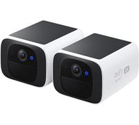 eufy Security, Caméra de Surveillance Extérieure Sans Fil WiFi eufy SoloCam S220, Pack de 2, Résolution 2K, Compatible Alexa, Wi-Fi 2.4 GHz, Sans Frais Mensuels