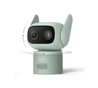 eufy Security eufyCam C31 Caméra Filaire, Caméra intérieure | caméra extérieure et intérieure, panorama et inclinaison, vision nocturne PureColor, stockage, sans frais, IA, verte