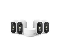 eufy Security eufyCam C35 Caméras Surveillance WiFi extérieur sans Fil | Caméra extérieure, support magnétique, vision nocturne, stockage local, sans frais, IP67, blanches, paquet de 4