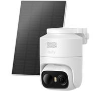 Eufy Caméra de surveillance extérieure eufyCam C37 Solo sans fil 2K IA 360° détection personnes