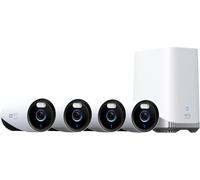 eufy Security eufyCam E330 (Pro) kit 4 cam, caméra de sécurité extérieure 4K, Enregistrement 24h/24 et 7j/7, Plug-in, NVR Wi-FI, Disque Dur 1 to, 10 Can, Stockage Local, sans Frais