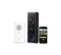 eufy Security Sonnette vidéo sans Fil C31 avec Carillon, 2K FHD, Deux Options d'alimentation, Appel vidéo en Direct, Installation Facile, Batterie à dégagement Rapide, Enregistrement 24h/24, 7j/7