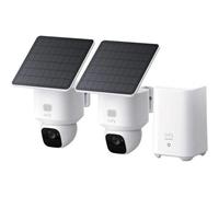 Eufy Caméra IP de sécurité sans fil SoloCam E30 - 2K, Rotation 360°, Suivi IA - Pack 2 + HomeBase 2