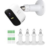 Eufy Support mural pour caméra EufyCam 2 Pro/2c Pro, EufyCam 2/2C/E, Eufy SoloCam S40, Ring Stick Up Cam, Arlo Pro 4, Arlo Ultra, support de sécurité réglable à 360 ° pour l'intérieur et l'extérieur