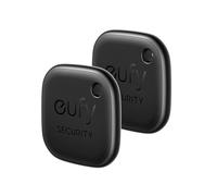 eufy Traqueur d'articles (Paquet de 2) | Détecteur de clés, écouteurs, bagages et téléphones, résiste à l'eau, fonctionne avec Apple Find My (iOS seulement)