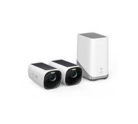 Eufy Caméra de sécurité extérieure sans fil T88713W1 Kit 4K 135° Vision nocturne 7,5 m Audio 2-voies