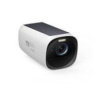 Eufy Caméra eufyCam S330 (eufyCam 3) 4K panneau solaire Vision nocturne couleur Blanc