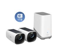 eufyCam S330 (eufyCam 3) + Disque dur 1 To Blanc