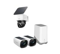 Eufy Caméra de sécurité extérieure sans fil T88713W1 Kit 4K 135° Vision nocturne 7,5 m Audio 2-voies