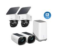 eufyCam S330 (eufyCam 3) + SoloCam S340 (pack de 2) + Disque dur 1 To bundle