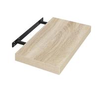 EUGAD Étagères Murale en MDF,étagère de Rangement décorative Flottante 25cm Longueur,Chêne Sonoma