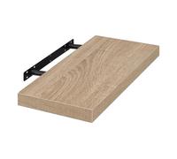 EUGAD Étagères Murale en MDF,étagère de Rangement décorative Flottante 40cm Longueur,Chêne