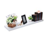 EUGAD étagères Murale en MDF,étagère de Rangement décorative Flottante 80cm Longueur,Blanc