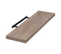 EUGAD Étagères Murale, Etagere Murale 80cm, Helles Kaffeebraun MDF 1er | Étagère de Rangement Décorative Flottante, Geeignet für die Installation in Wohnzimmer, Schlafzimmer, Badezimmer, Flur