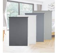 EUGAD Store Enrouleur occultant sans perçage,Store Isolation Thermique avec revêtement,50x160cm,Anthracite