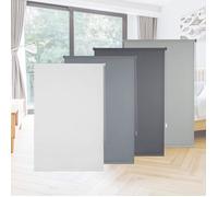 EUGAD Store Enrouleur occultant sans perçage,Store Isolation Thermique avec revêtement,80x160cm,Blanc